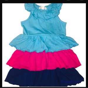 NWT Pumpkin Patch 3 tier ruffle dress Size 2